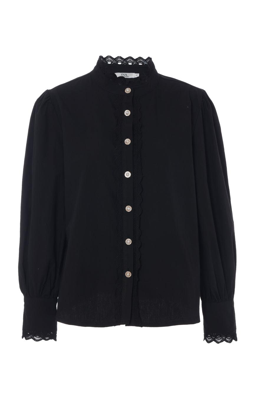 INA Copenhagen Skjorte - Ellie - Black