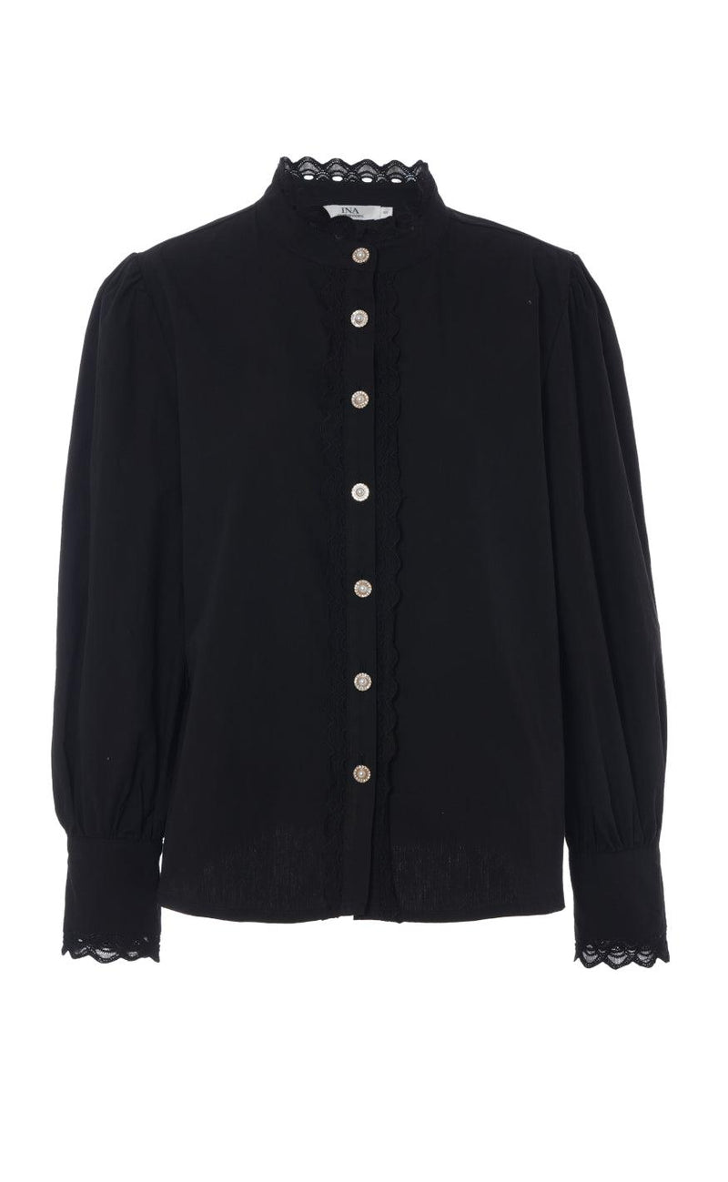 INA Copenhagen Skjorte - Ellie - Black