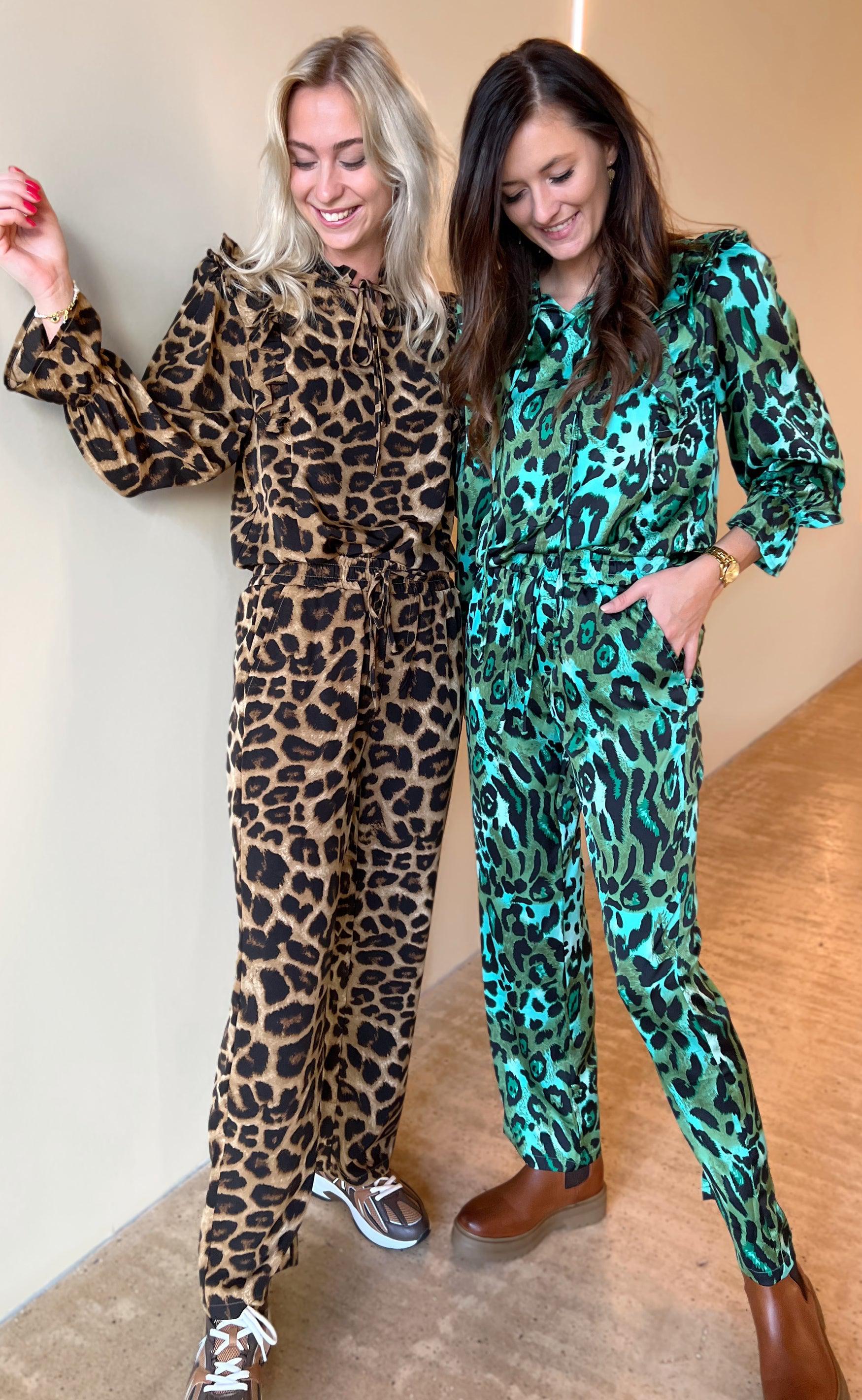 INA Copenhagen Skjorte - Julia - Green Leo