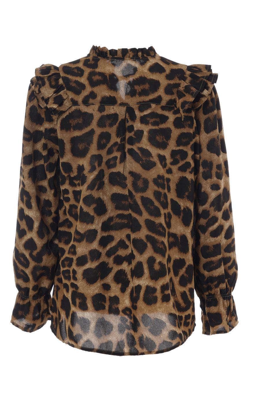 INA Copenhagen Skjorte - Julia - Leopard