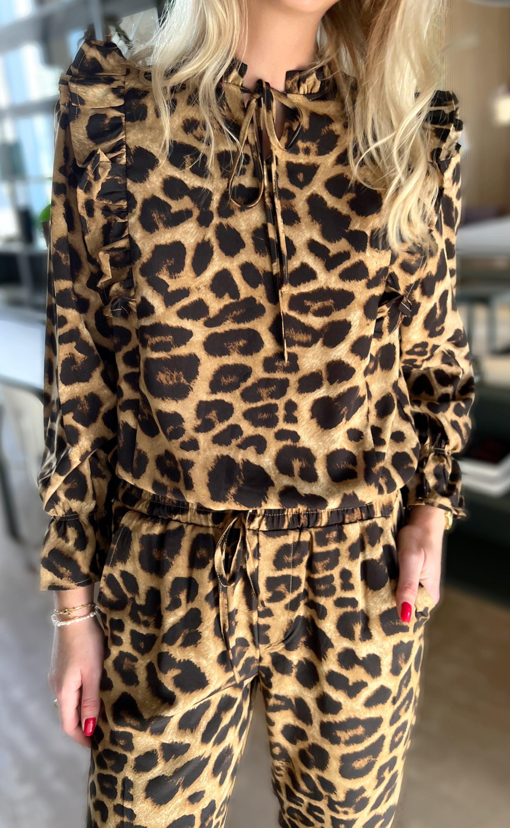 INA Copenhagen Skjorte - Julia - Leopard