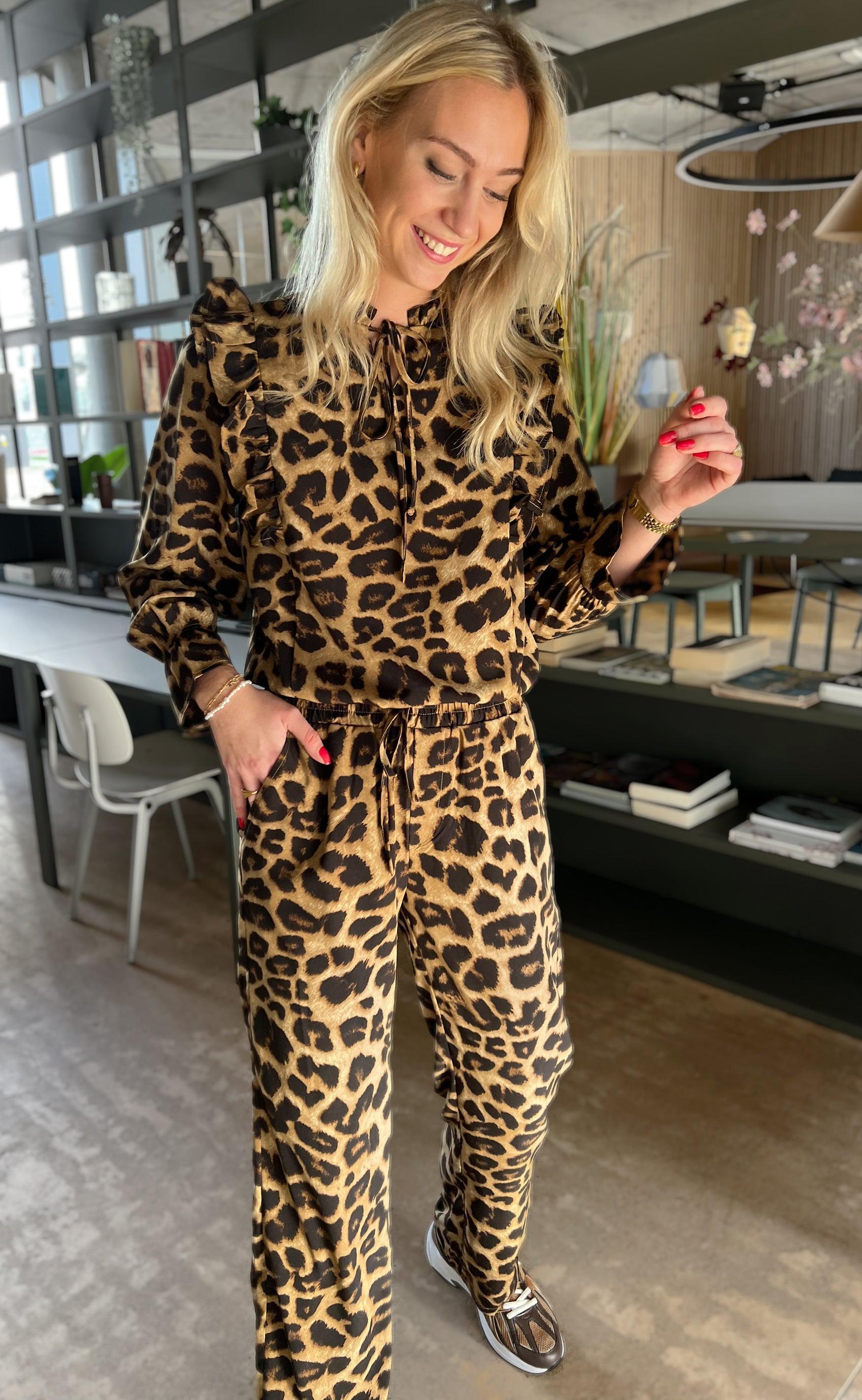 INA Copenhagen Skjorte - Julia - Leopard