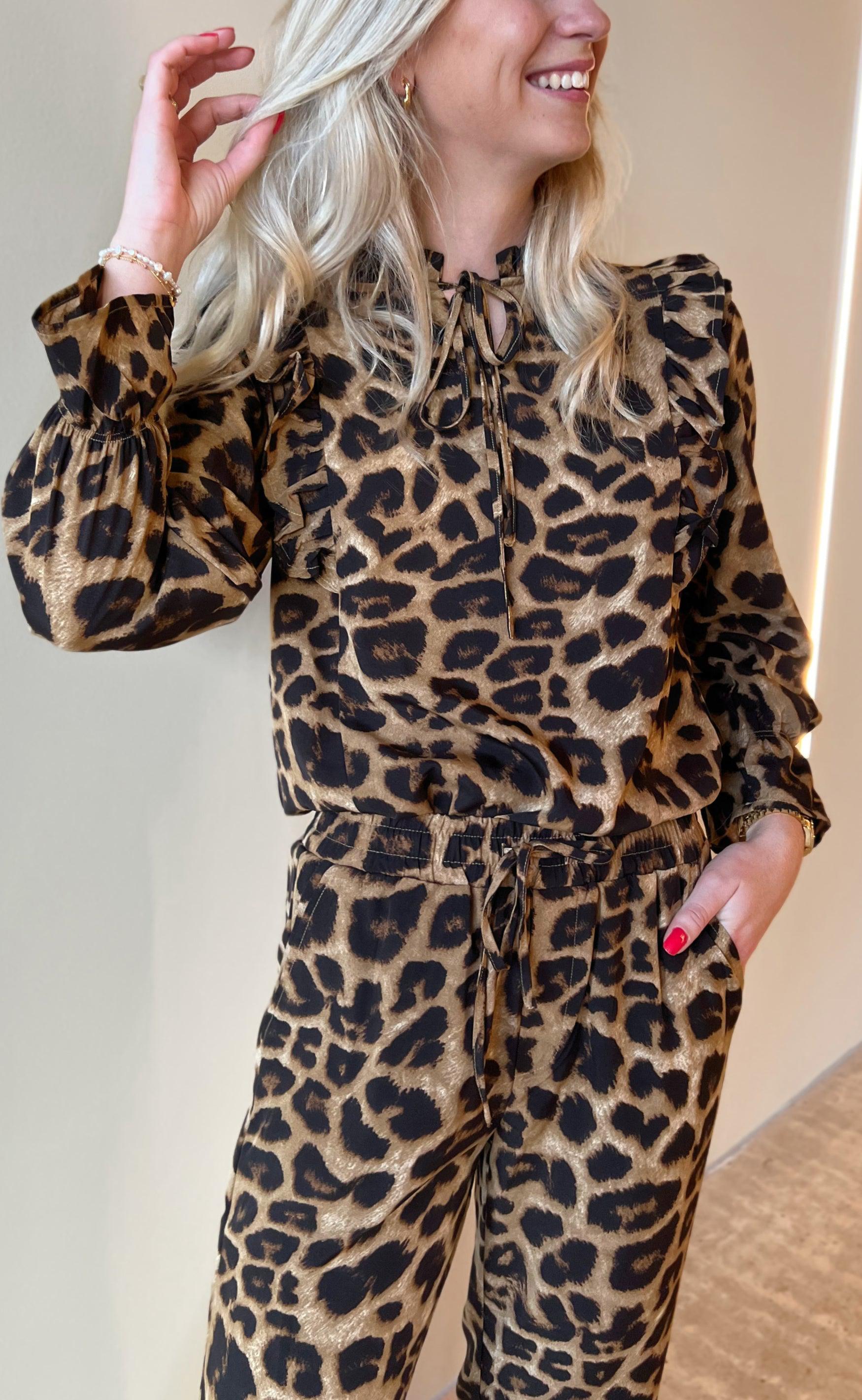 INA Copenhagen Skjorte - Julia - Leopard