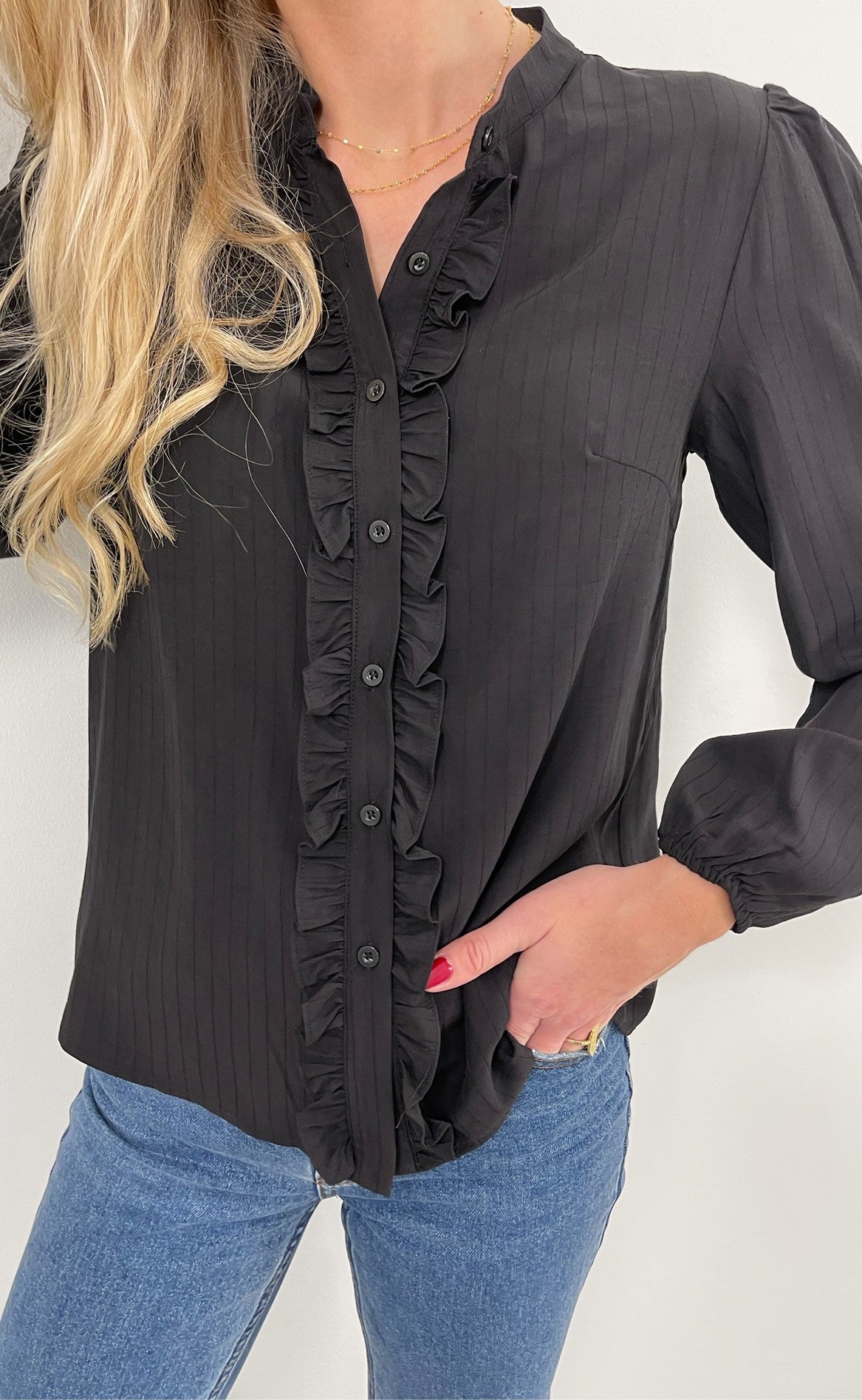 INA Copenhagen Skjorte - Luxi - Black
