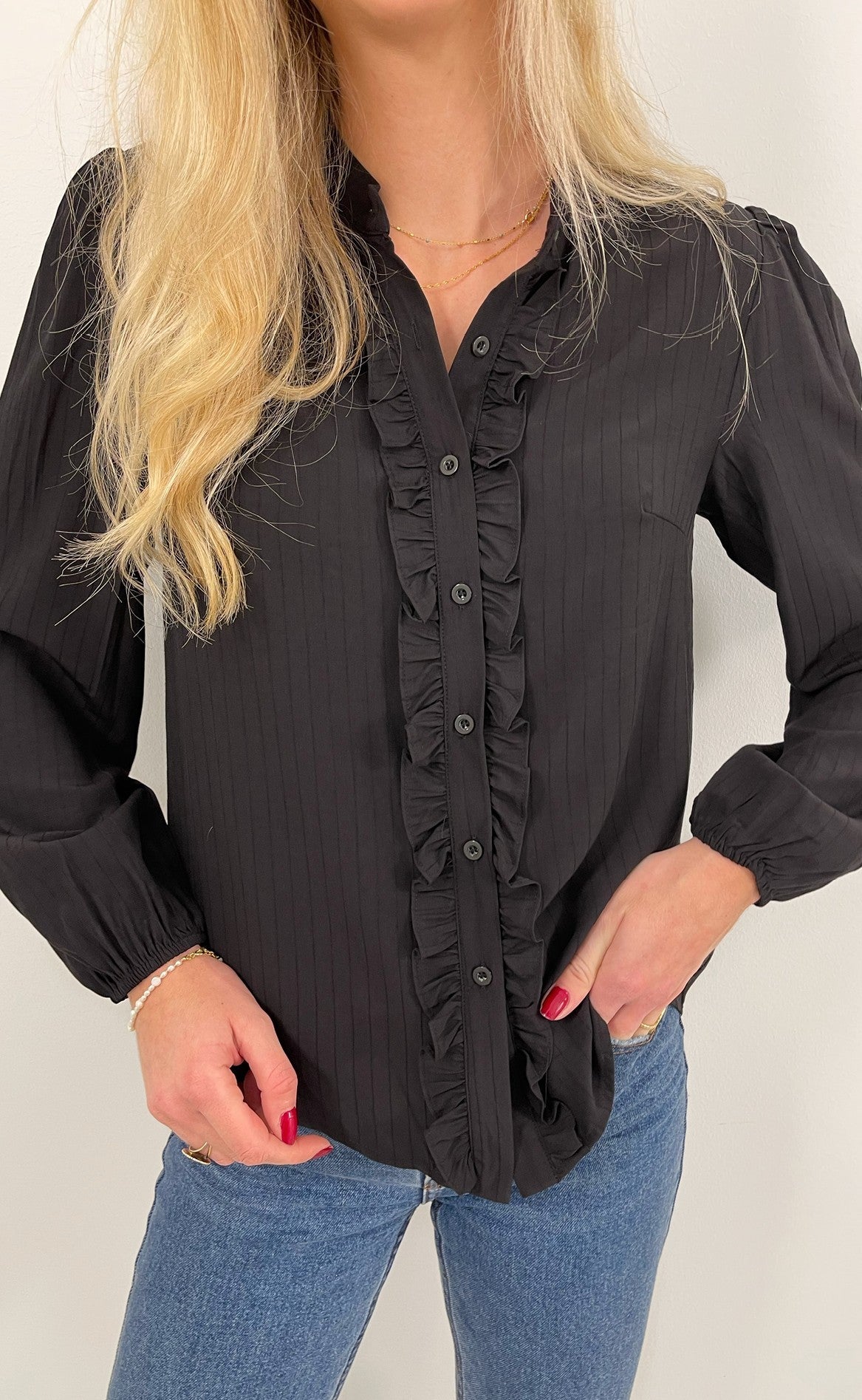 INA Copenhagen Skjorte - Luxi - Black
