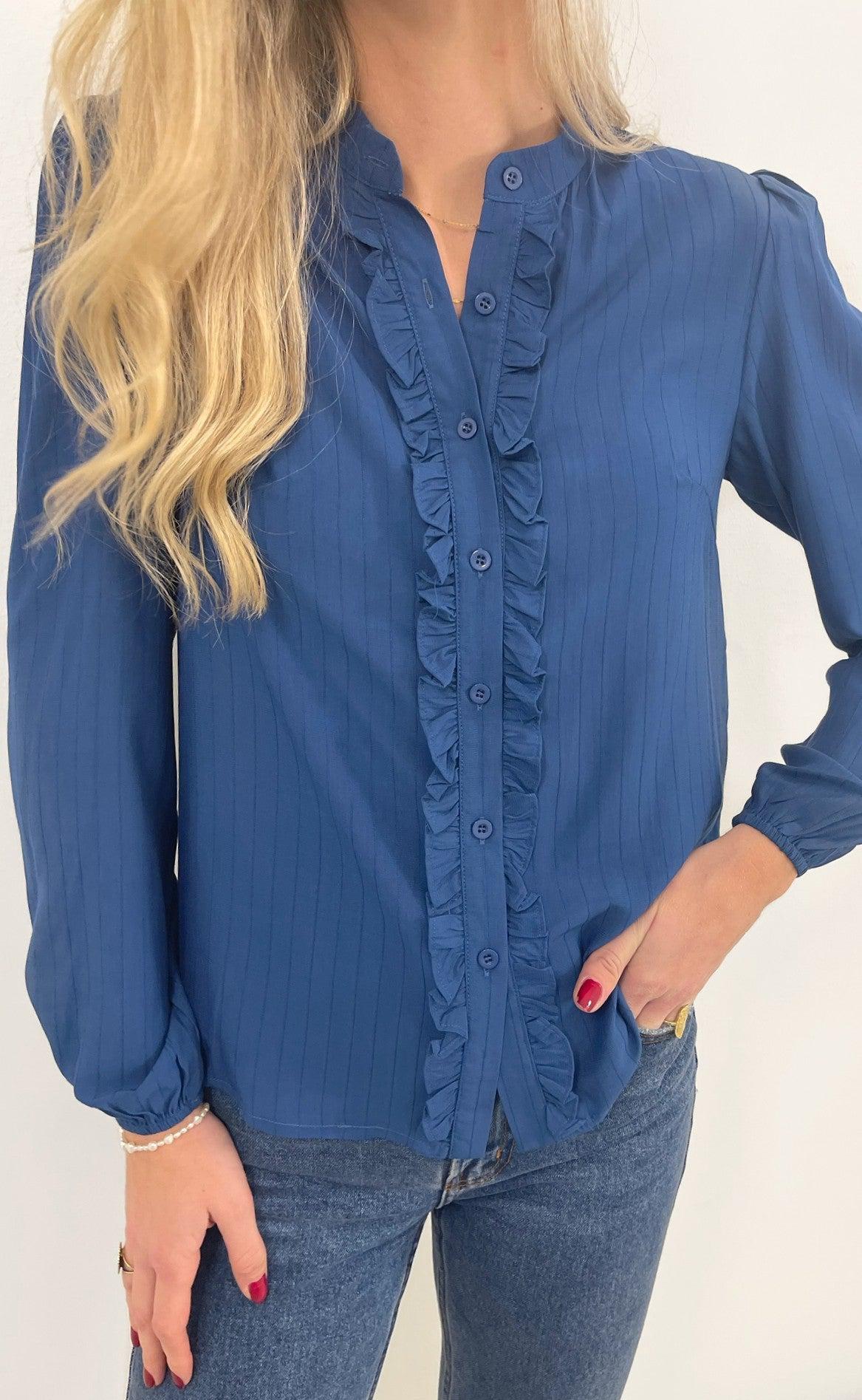 INA Copenhagen Skjorte - Luxi - Navy