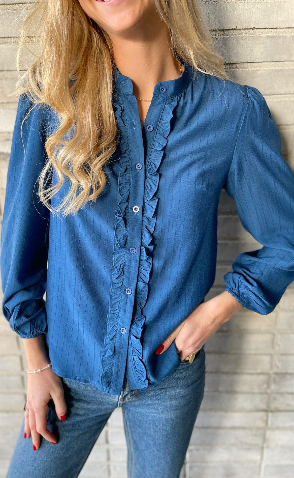 INA Copenhagen Skjorte - Luxi - Navy