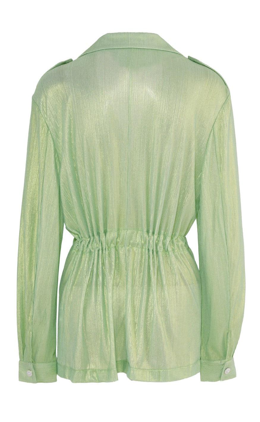 INA Copenhagen Skjorte - Malou - Metallic Green