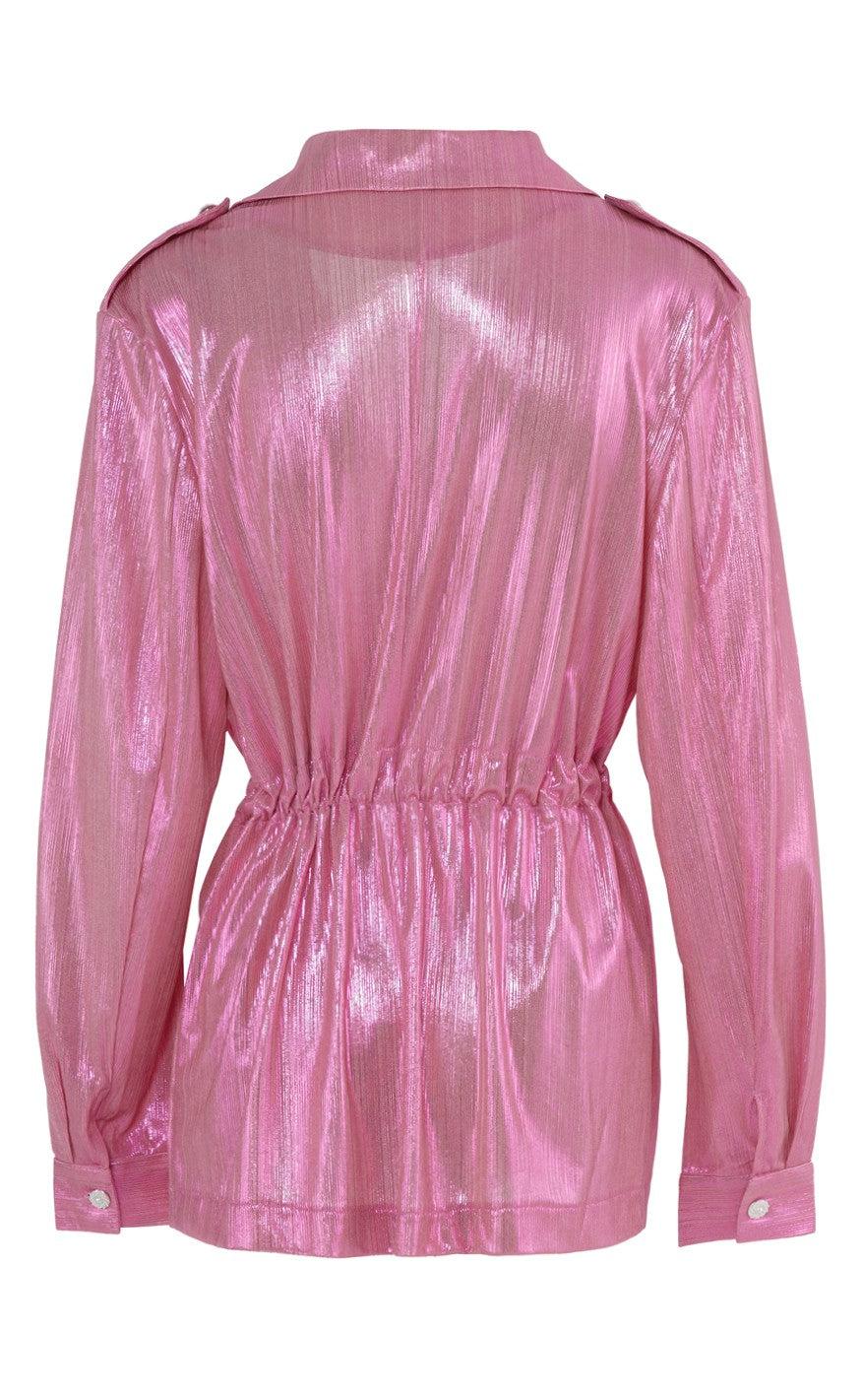 INA Copenhagen Skjorte - Malou - Metallic Pink