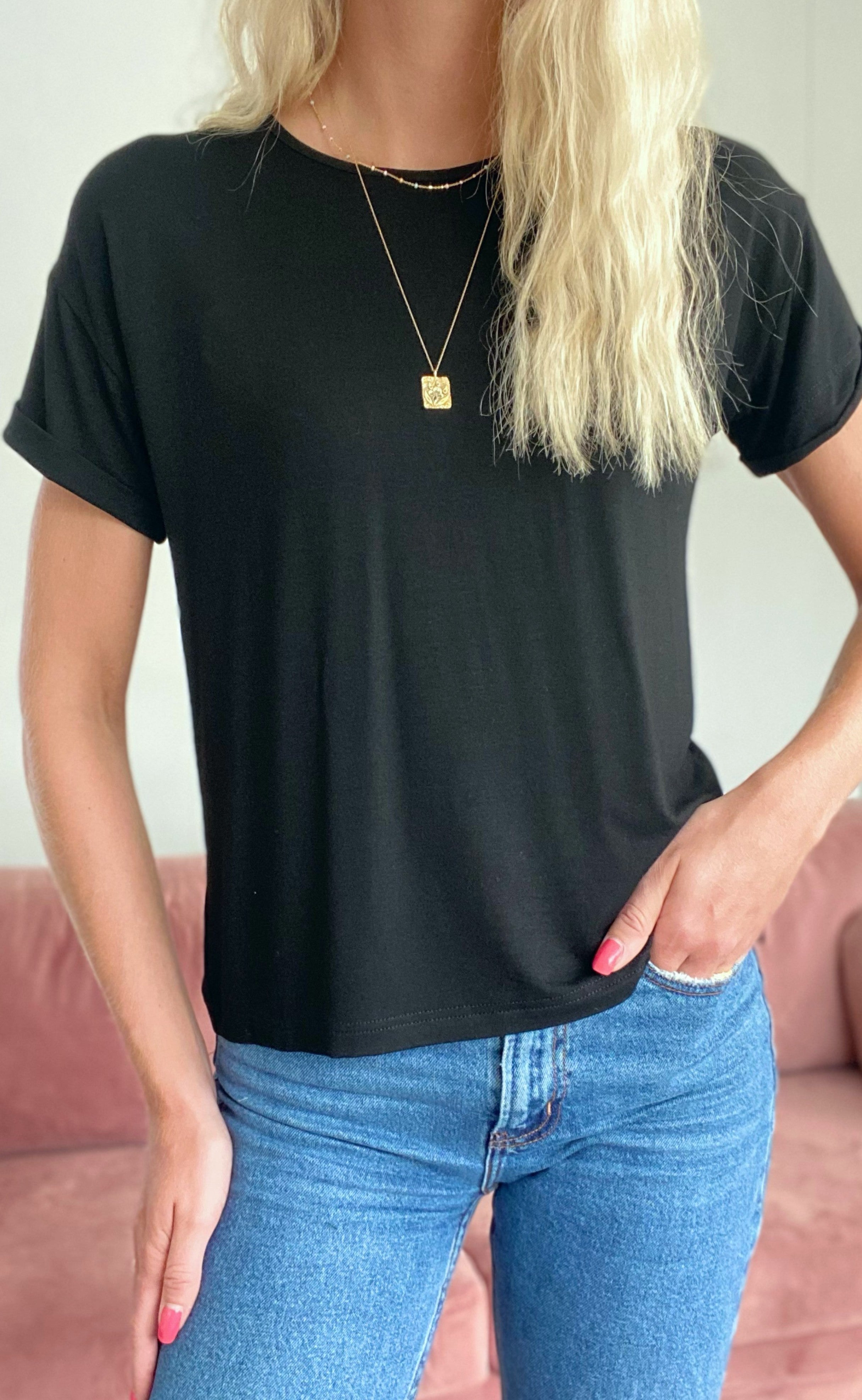 INA Copenhagen T-shirt - Lene - Black