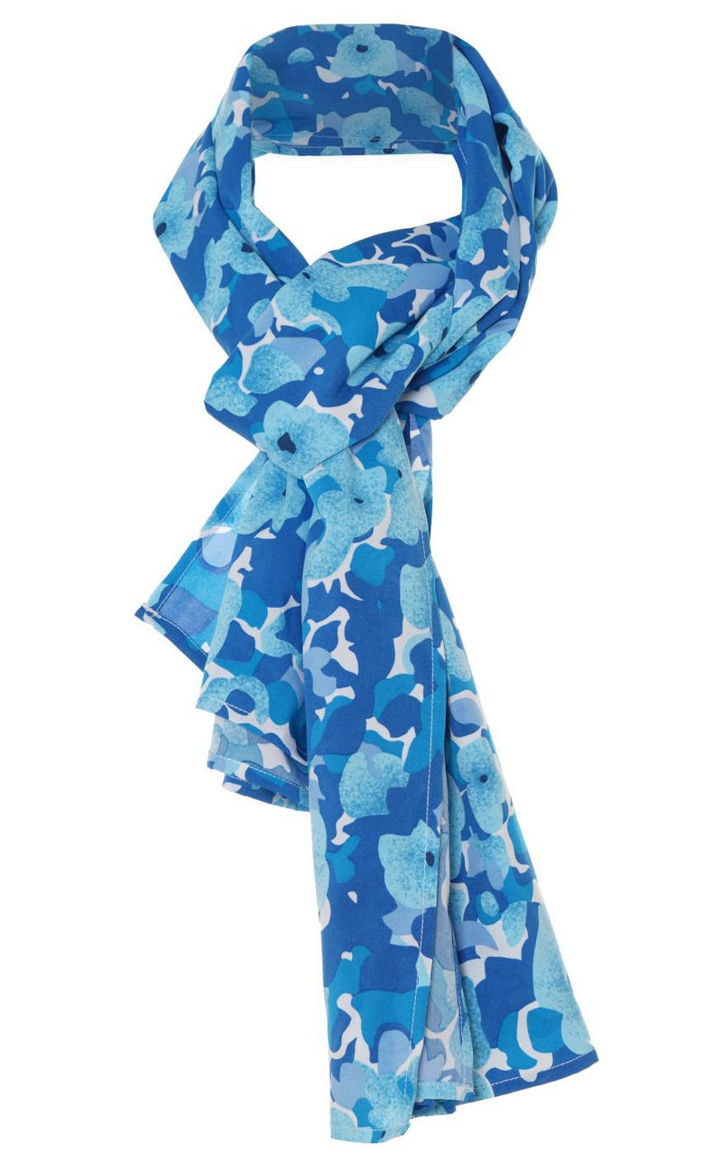 INA Copenhagen Tørklæde - Koda - Blue Flower