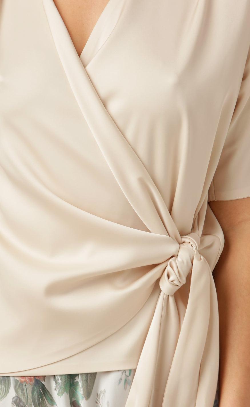 Karmamia Copenhagen Bluse - Dagmar - Ivory
