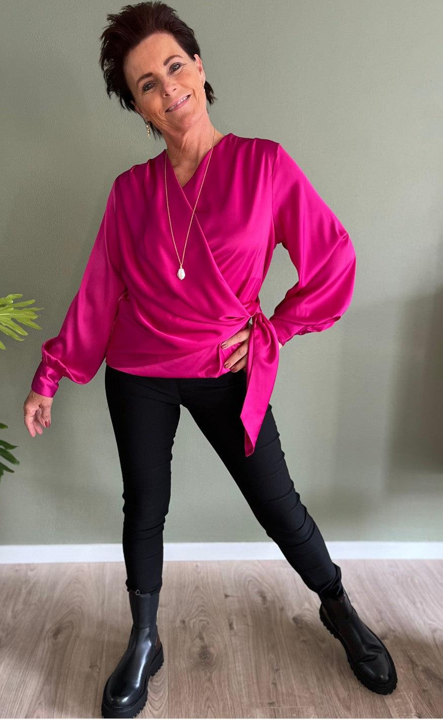 Karmamia Copenhagen Bluse - Ines - Rose Violet