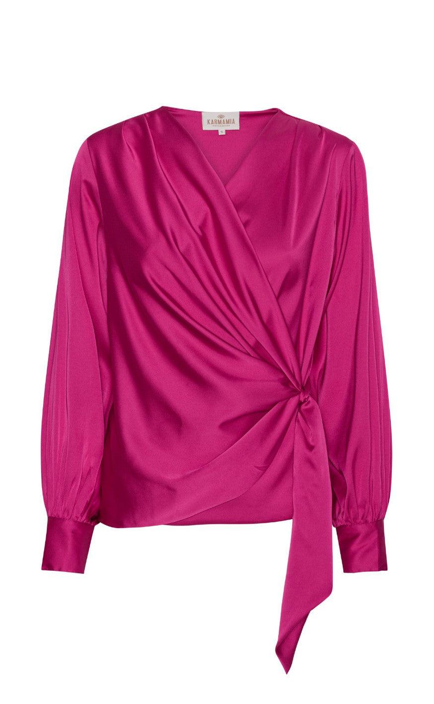 Karmamia Copenhagen Bluse - Ines - Rose Violet