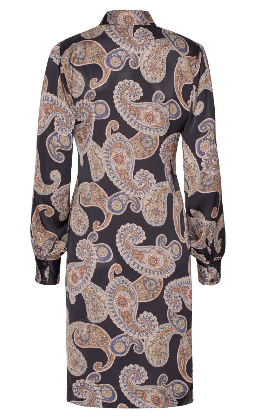 Karmamia Copenhagen Kjole - Mila - Blue Grand Paisley