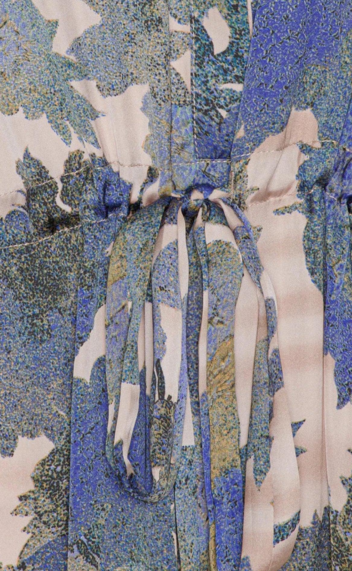 Karmamia Copenhagen Kjole - Nakita - Indigo Flower