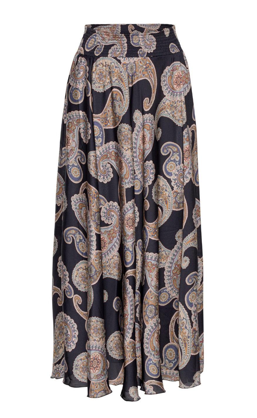 Karmamia Copenhagen Nederdel - Savannah - Blue Grand Paisley