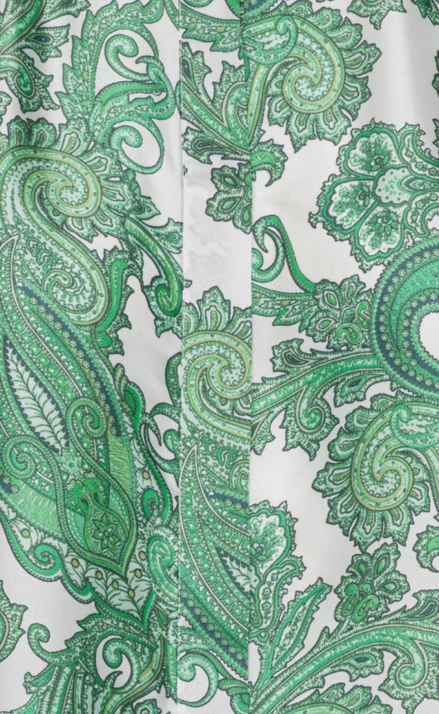 Karmamia Copenhagen Skjorte - Augusta - Paisley Green