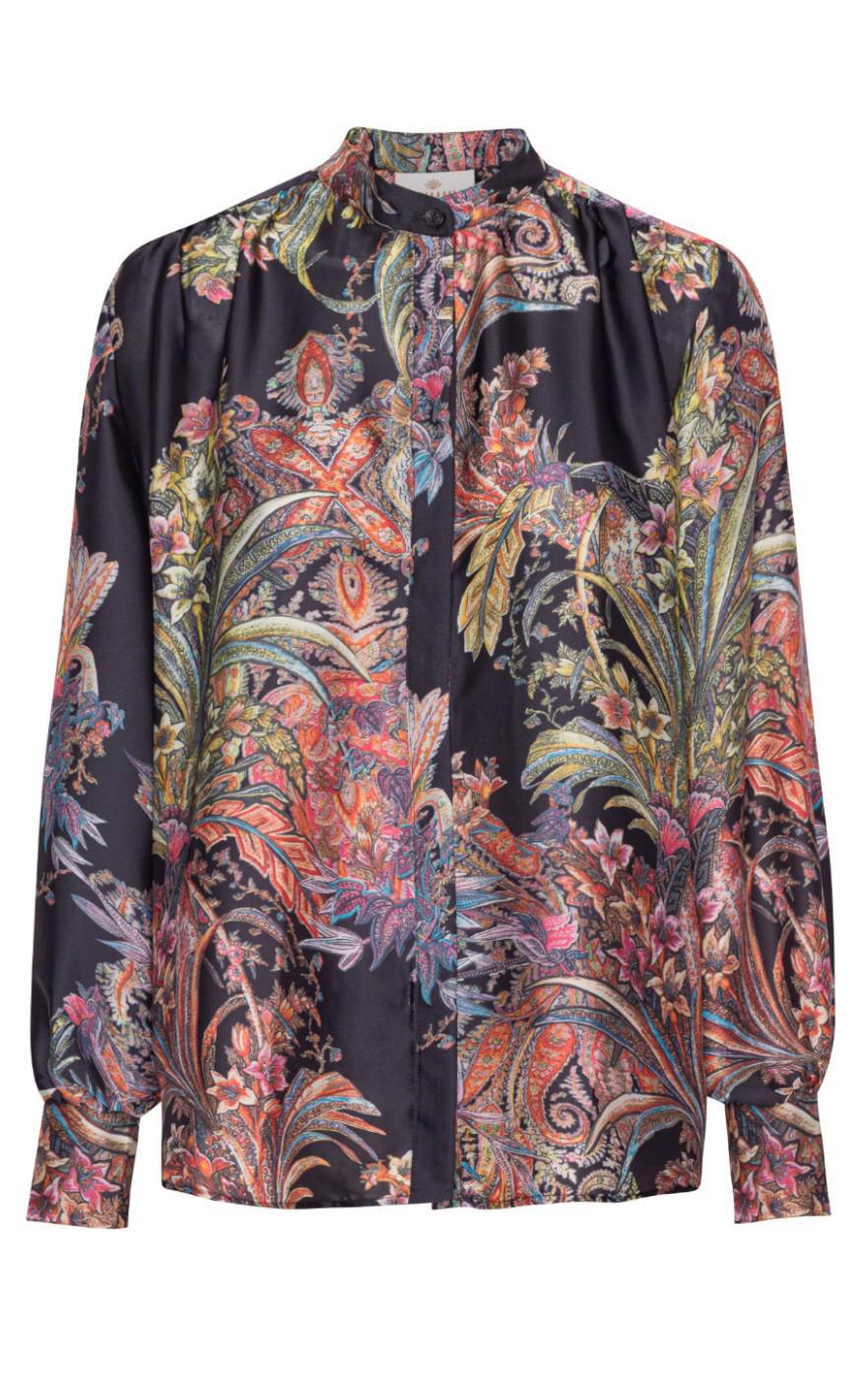 Karmamia Copenhagen Skjorte - Cornelia - Meadow Black