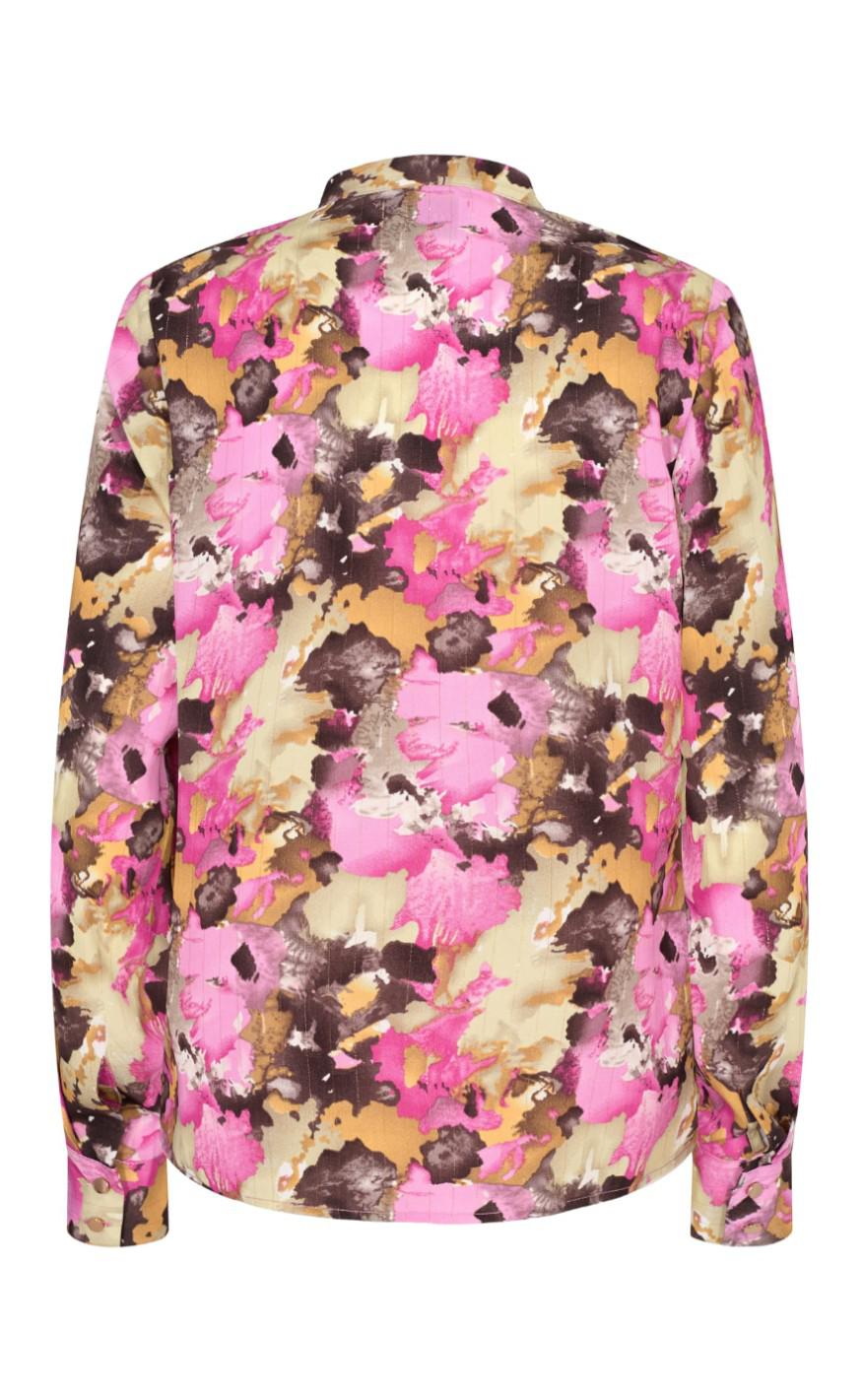 Liberte Bluse - Maggie - Pink Choco Print