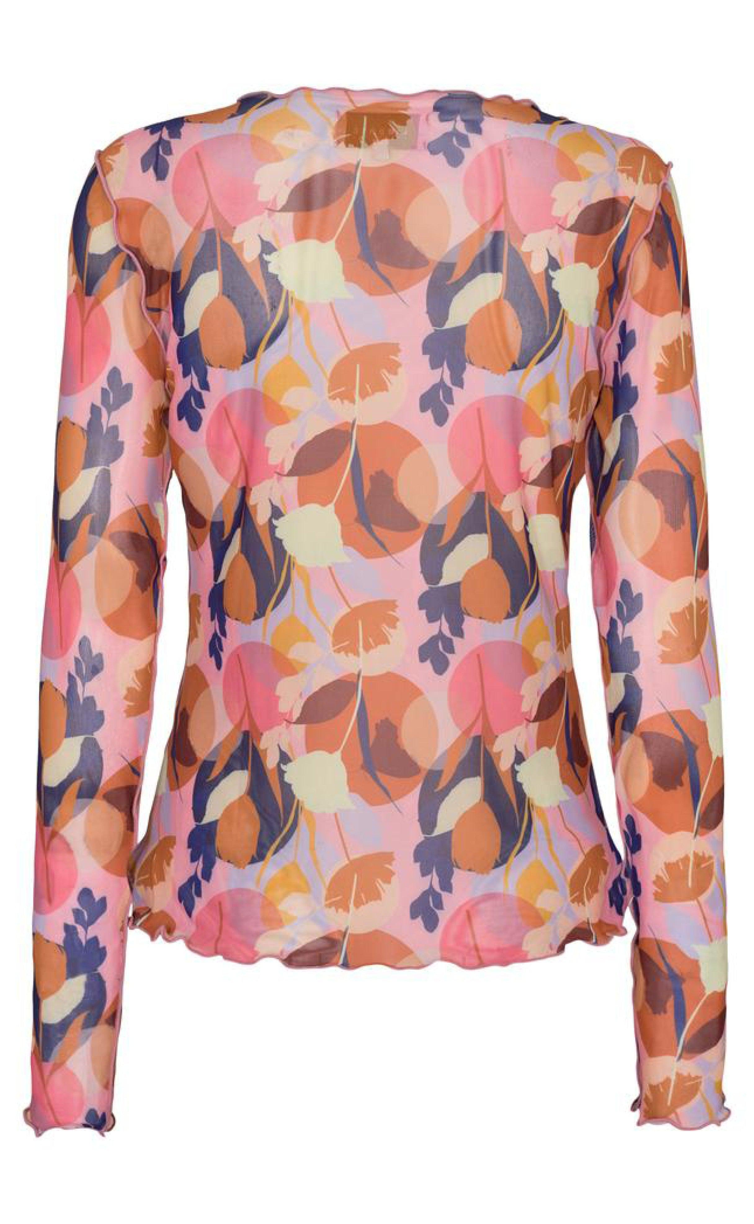 Liberte Bluse - Mesh - Dot Flower