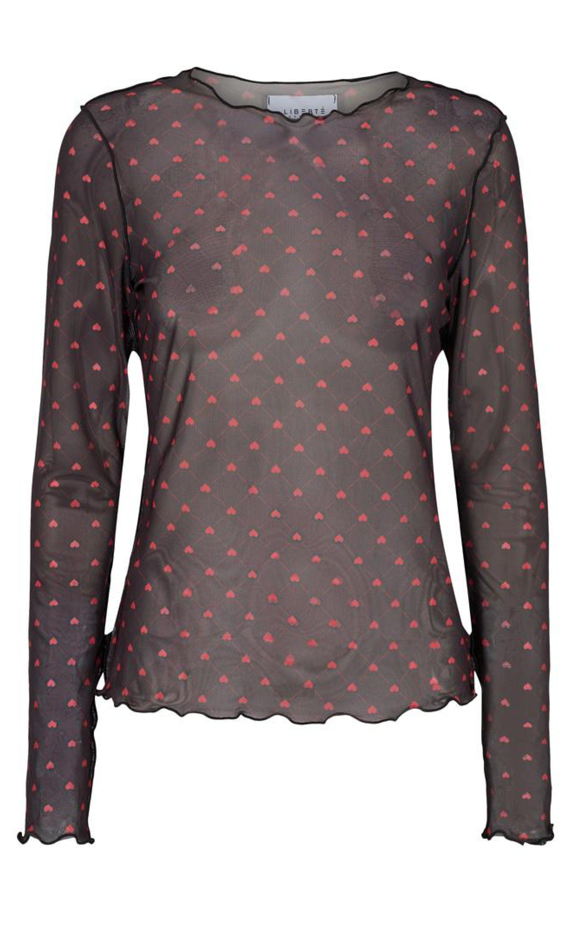 Liberte Bluse - Mesh - Heart Checks