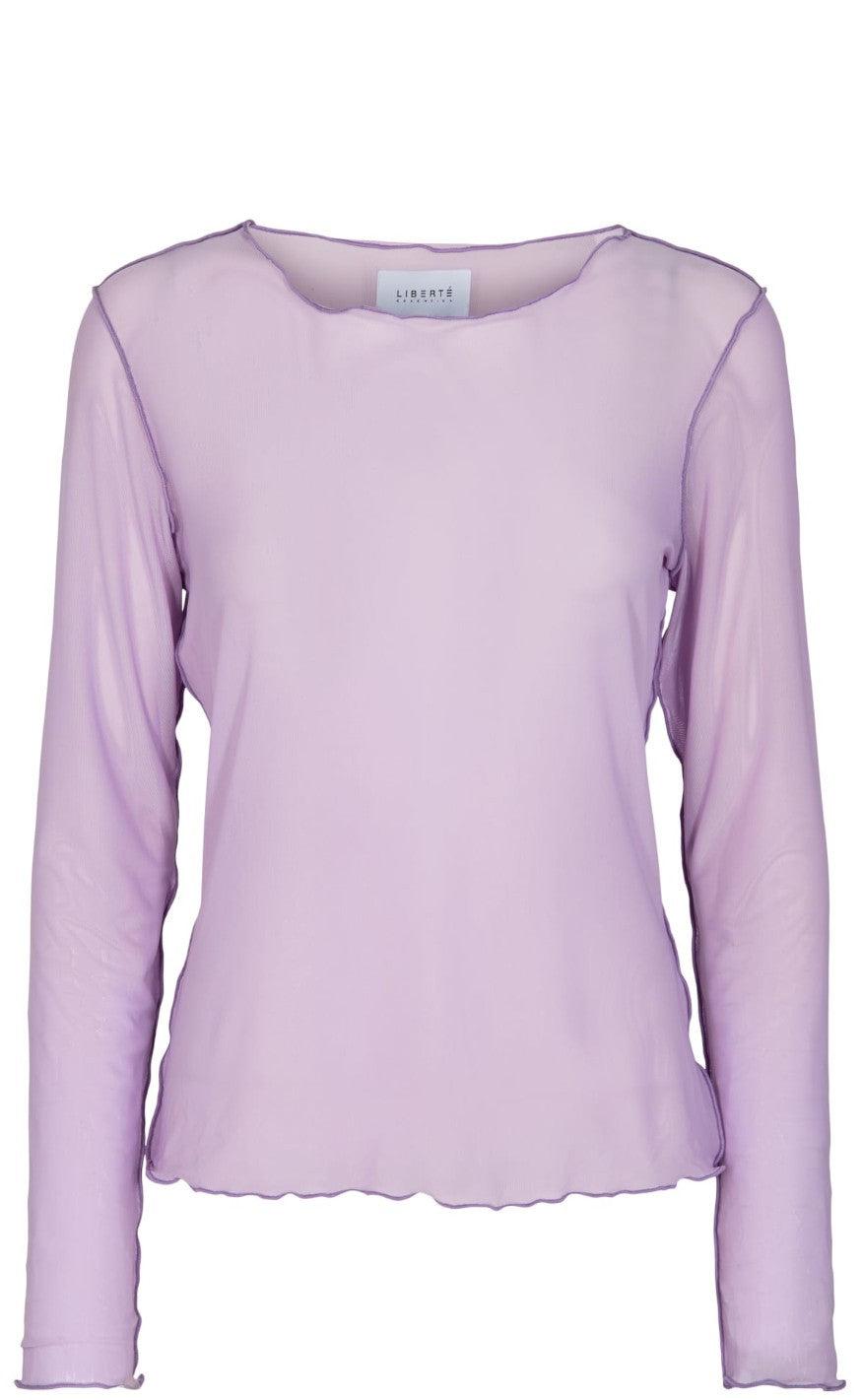 Liberte Bluse - Mesh - Light Purple