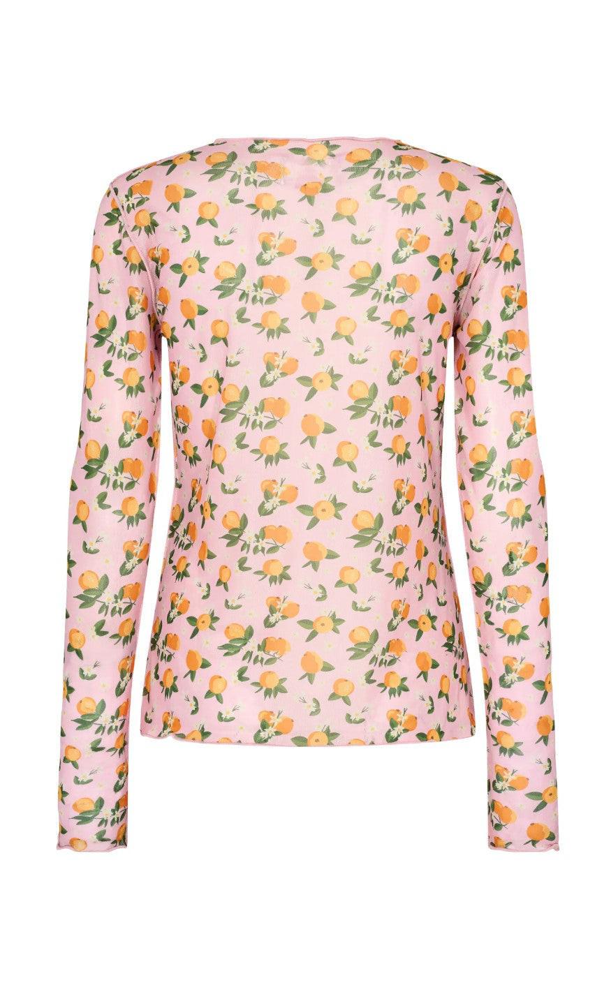 Liberte Bluse - Mesh - Orange Fruity