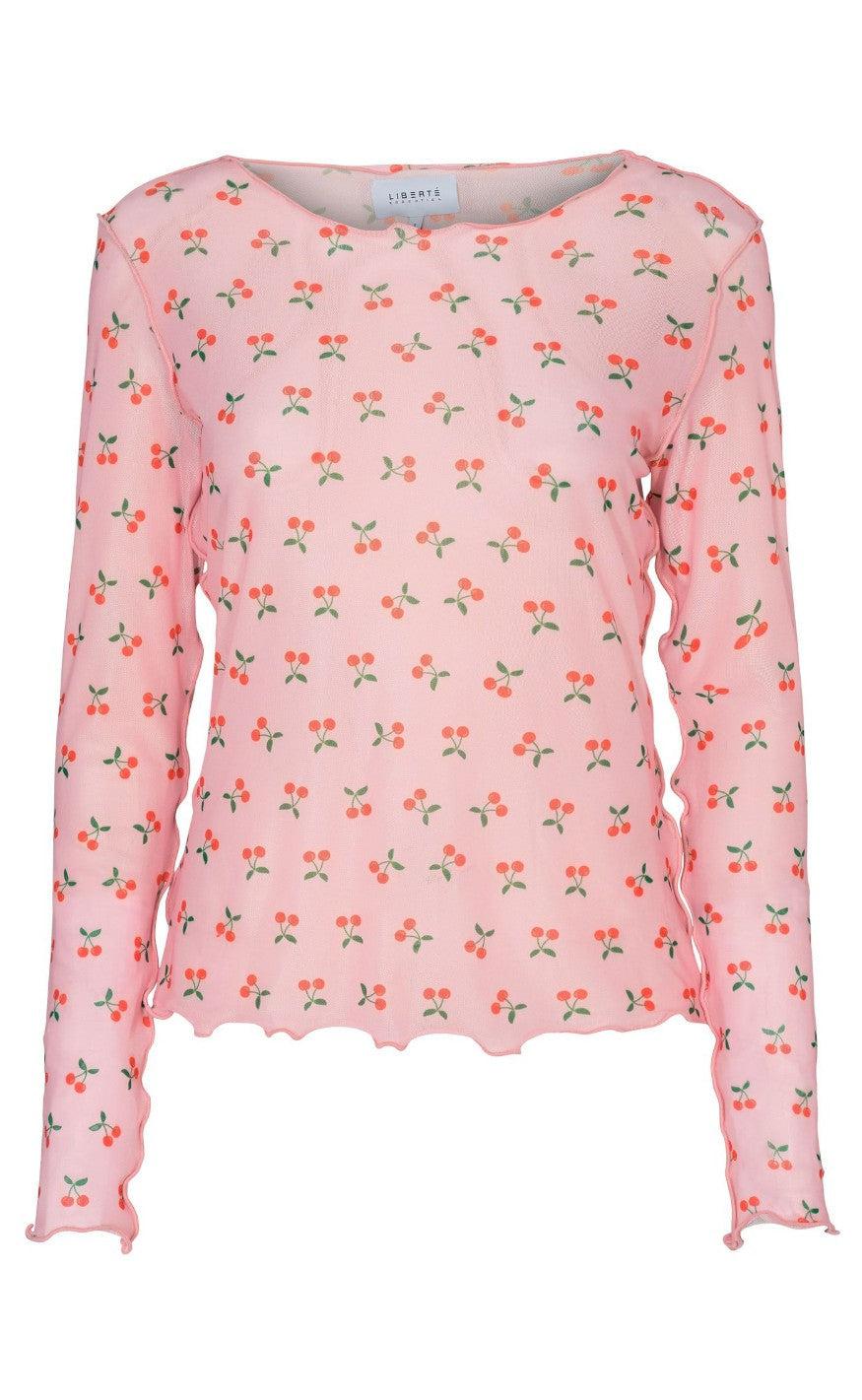 Liberte Bluse - Mesh - Rose Cherry