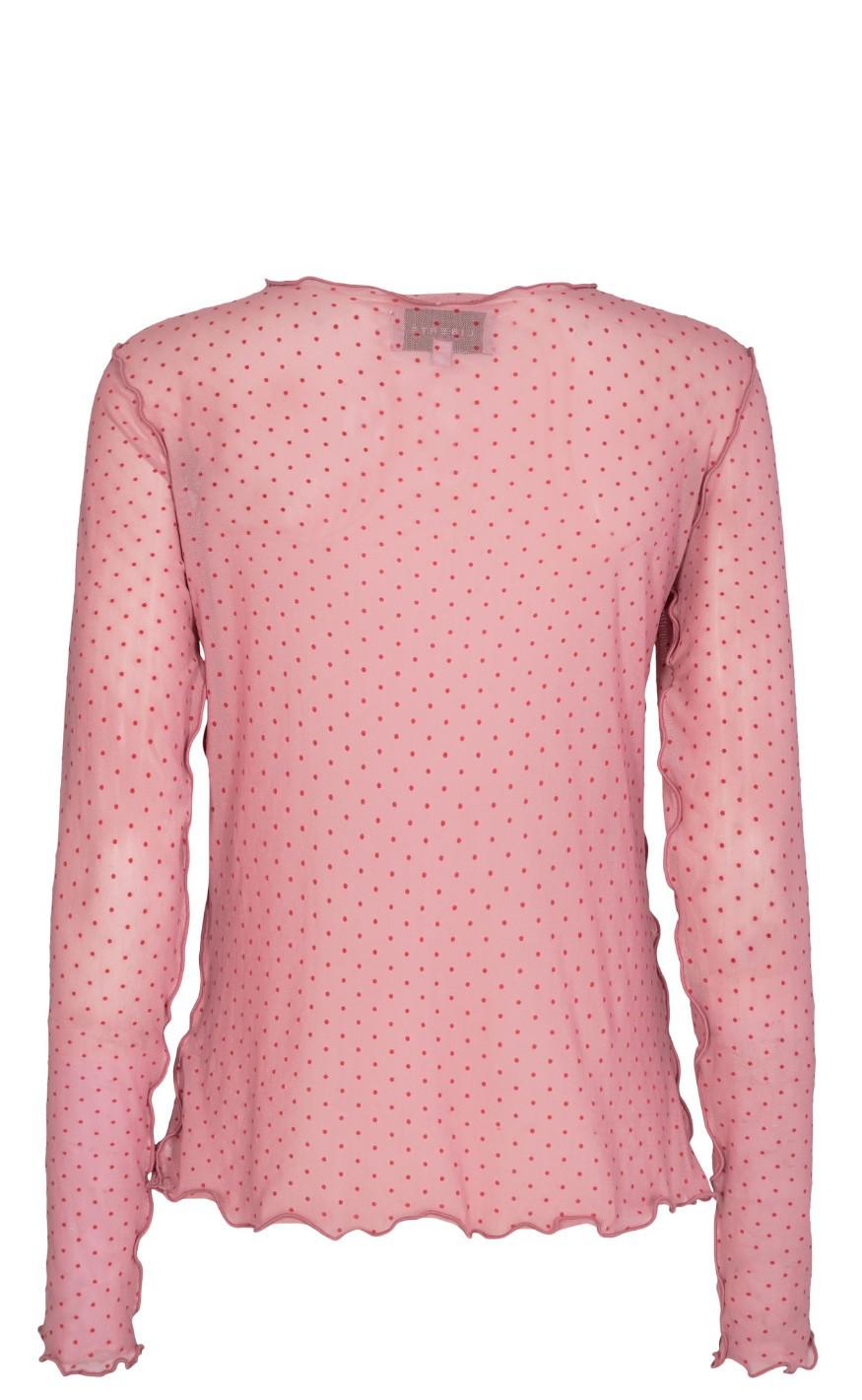 Liberte Bluse - Mesh - Rose Red Dot