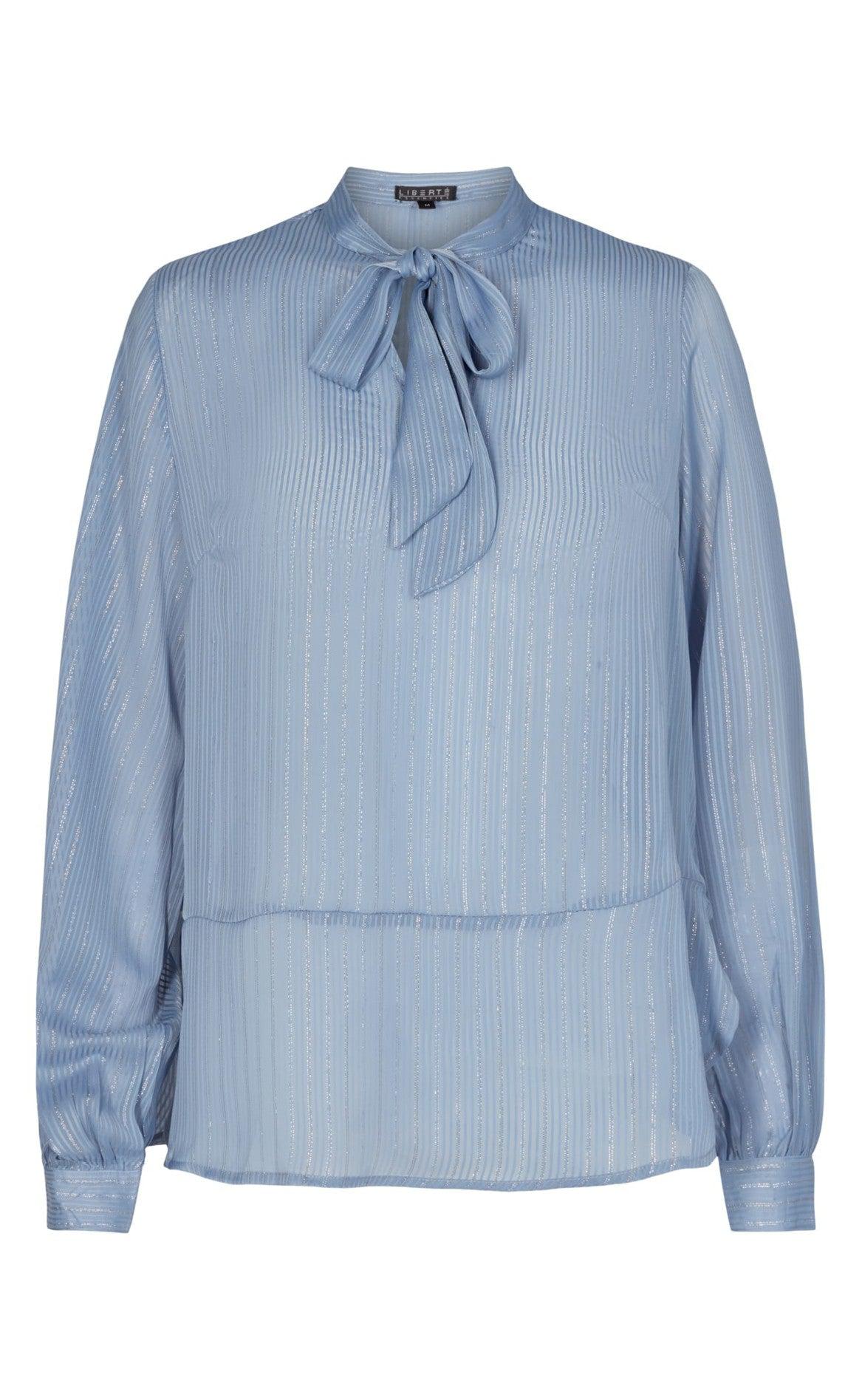 Liberte Bluse - Rubina - Dusty Blue