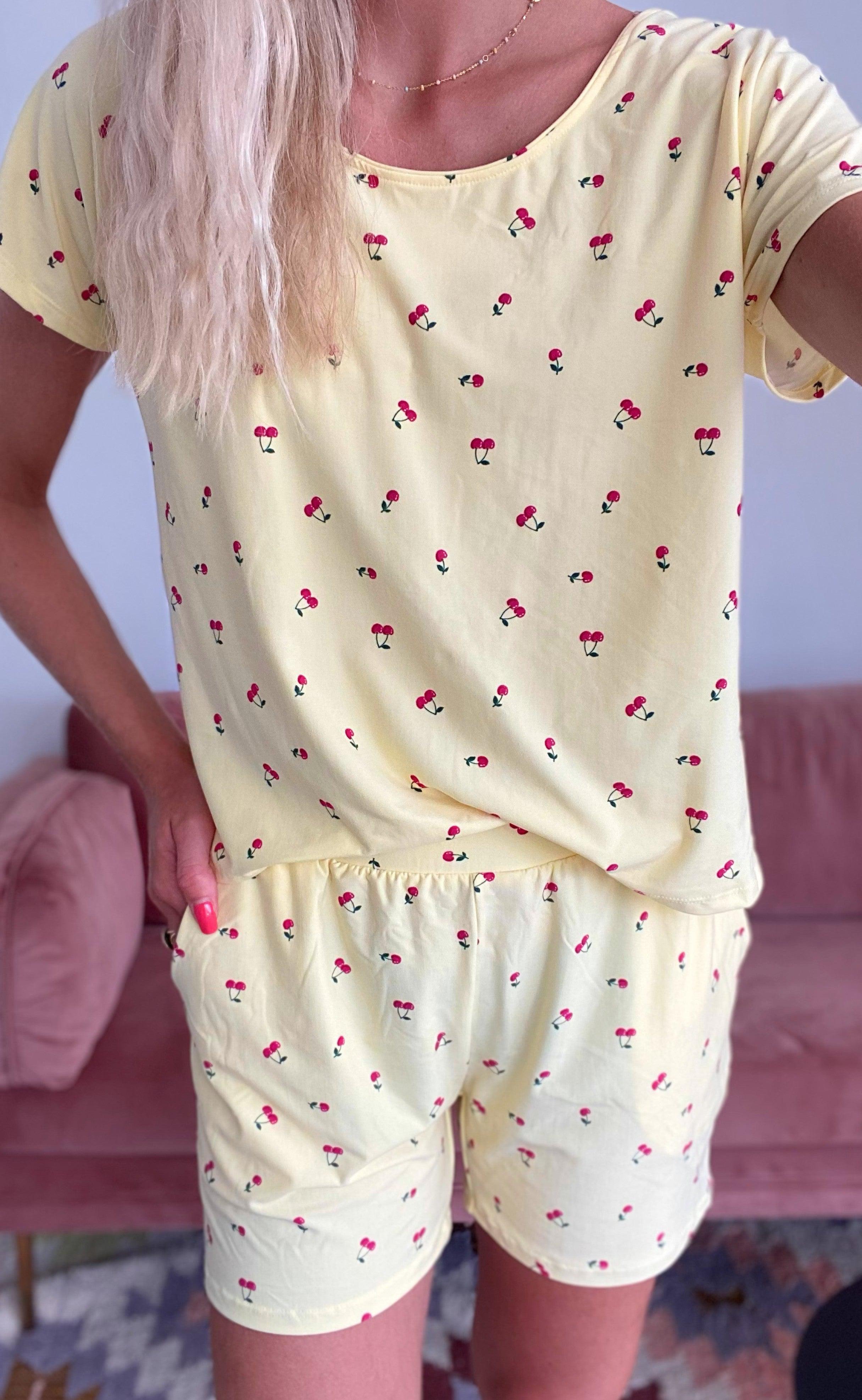Liberte Buksedragt - Alma - Cherry Print