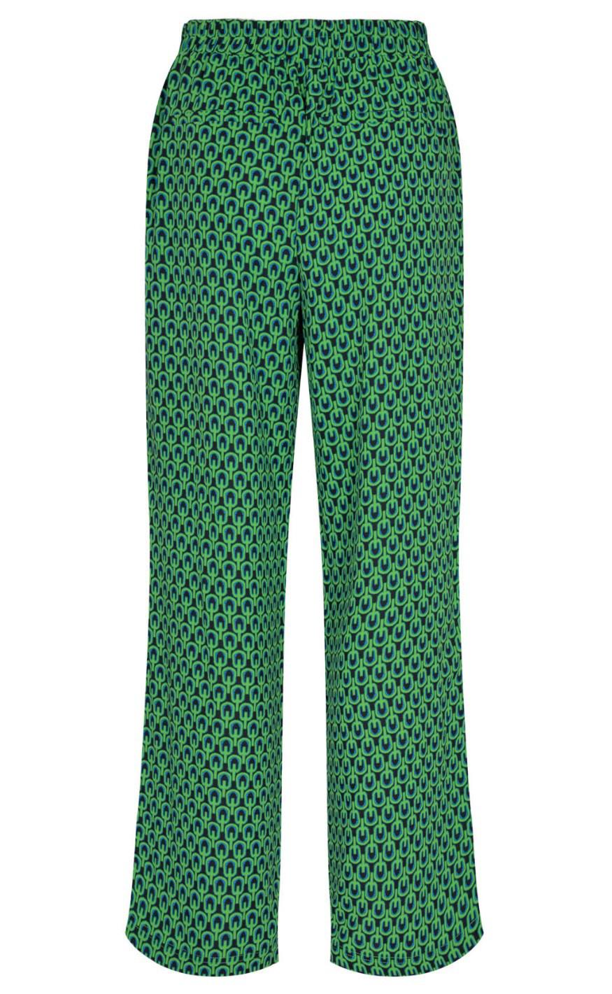 Liberte Bukser - Edna - Green Print