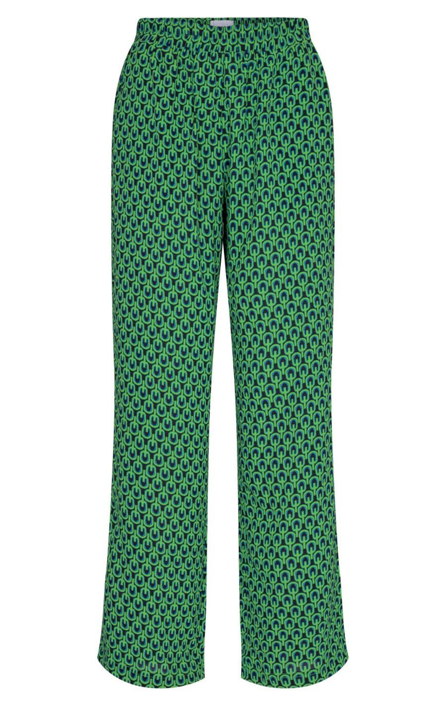 Liberte Bukser - Edna - Green Print