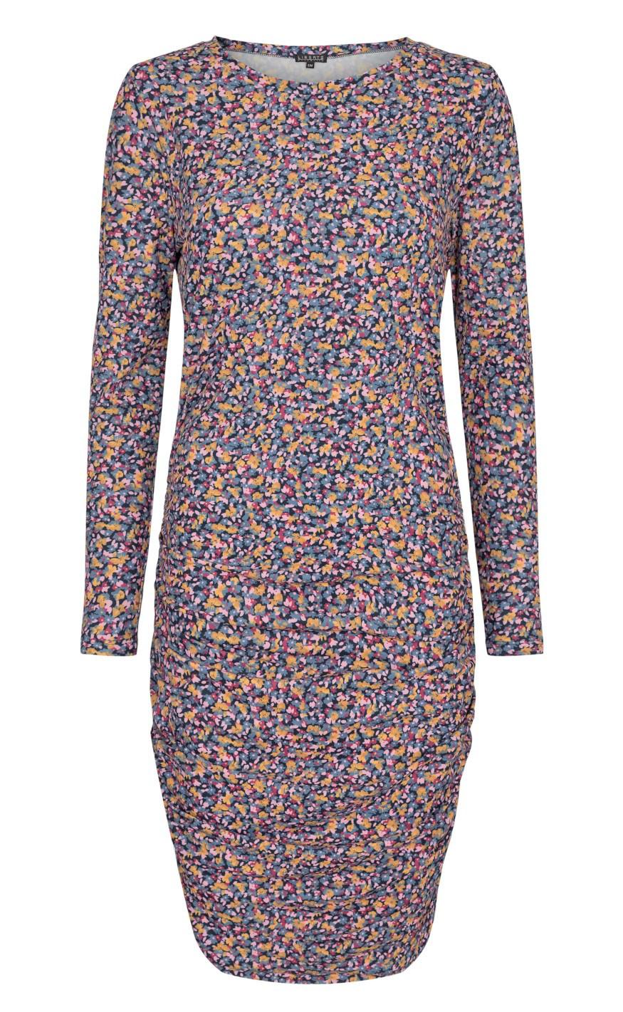 Liberte Kjole - Alma Long - Honey Gold Flower