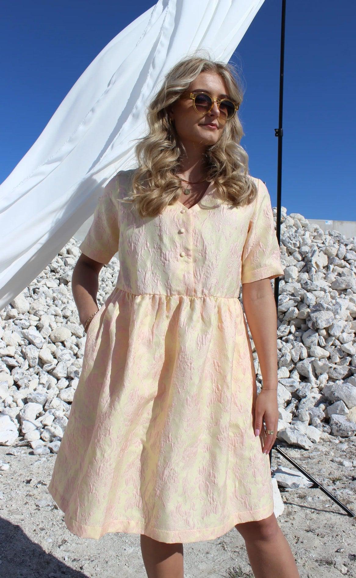 Liberte Kjole - Baria - Rose Yellow