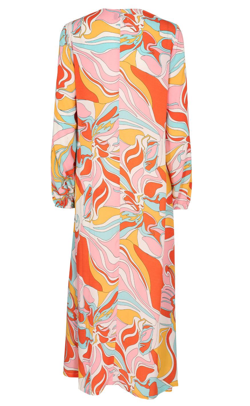 Liberte Kjole - Enda - Orange Twist