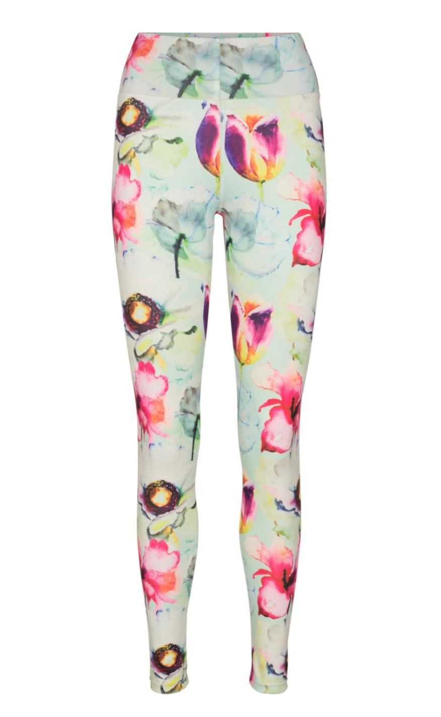 Liberte Leggings - Nicole - Mint flower