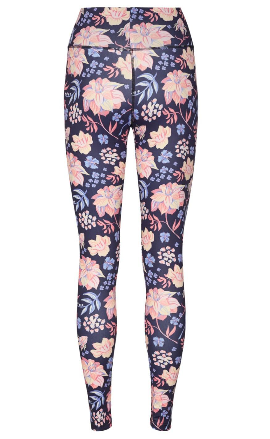 Liberte Leggings - Nicole - Navy Rose Flower