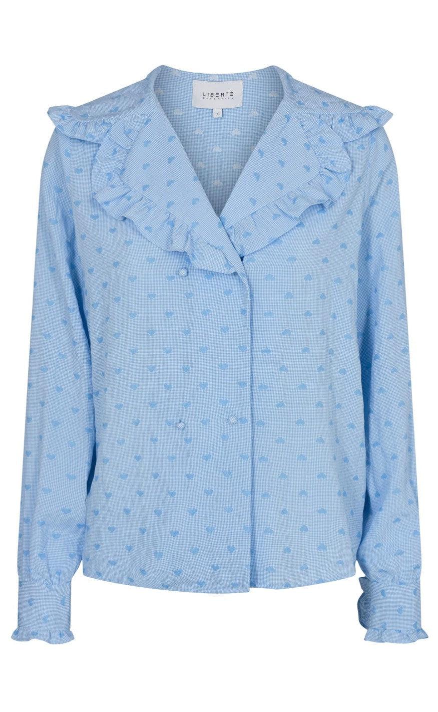 Liberte Skjorte - Dorit - Light Blue
