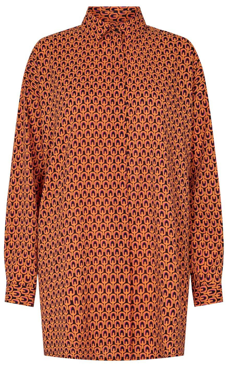 Liberte Skjorte - Edna - Black Orange