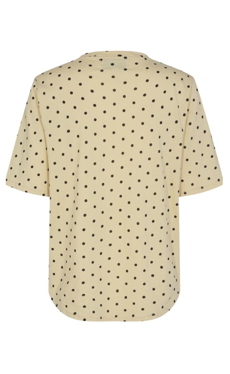 Liberte T-shirt - Bailey - Yellow Black Dot