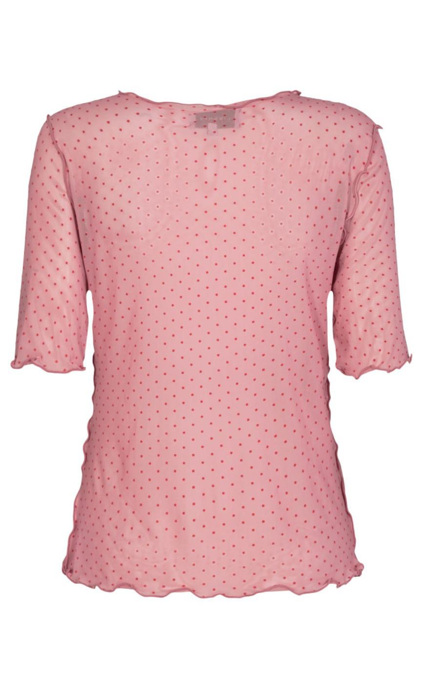 Liberte Top - Mesh - Rose Red Dot