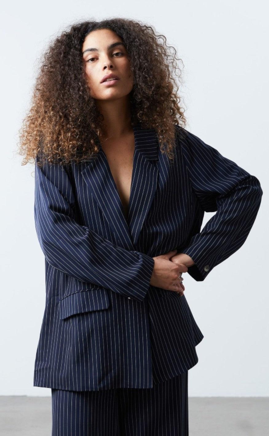 Lollys Laundry Blazer - Ally - Dark Blue