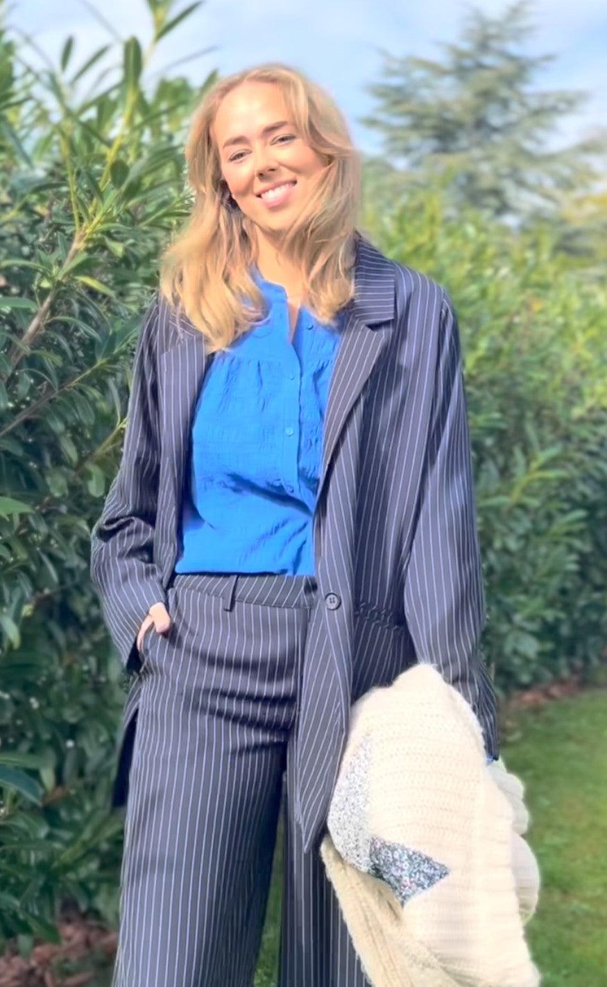 Lollys Laundry Blazer - Ally - Dark Blue