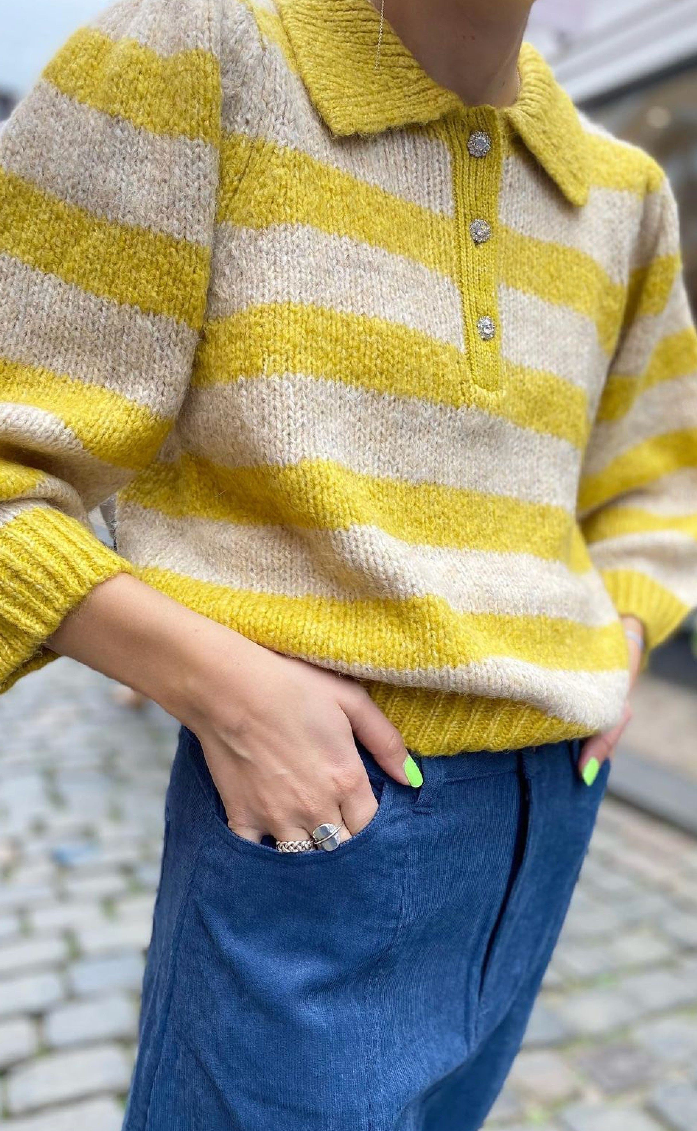 Lollys Laundry Bluse - Dylan Jumper - Yellow