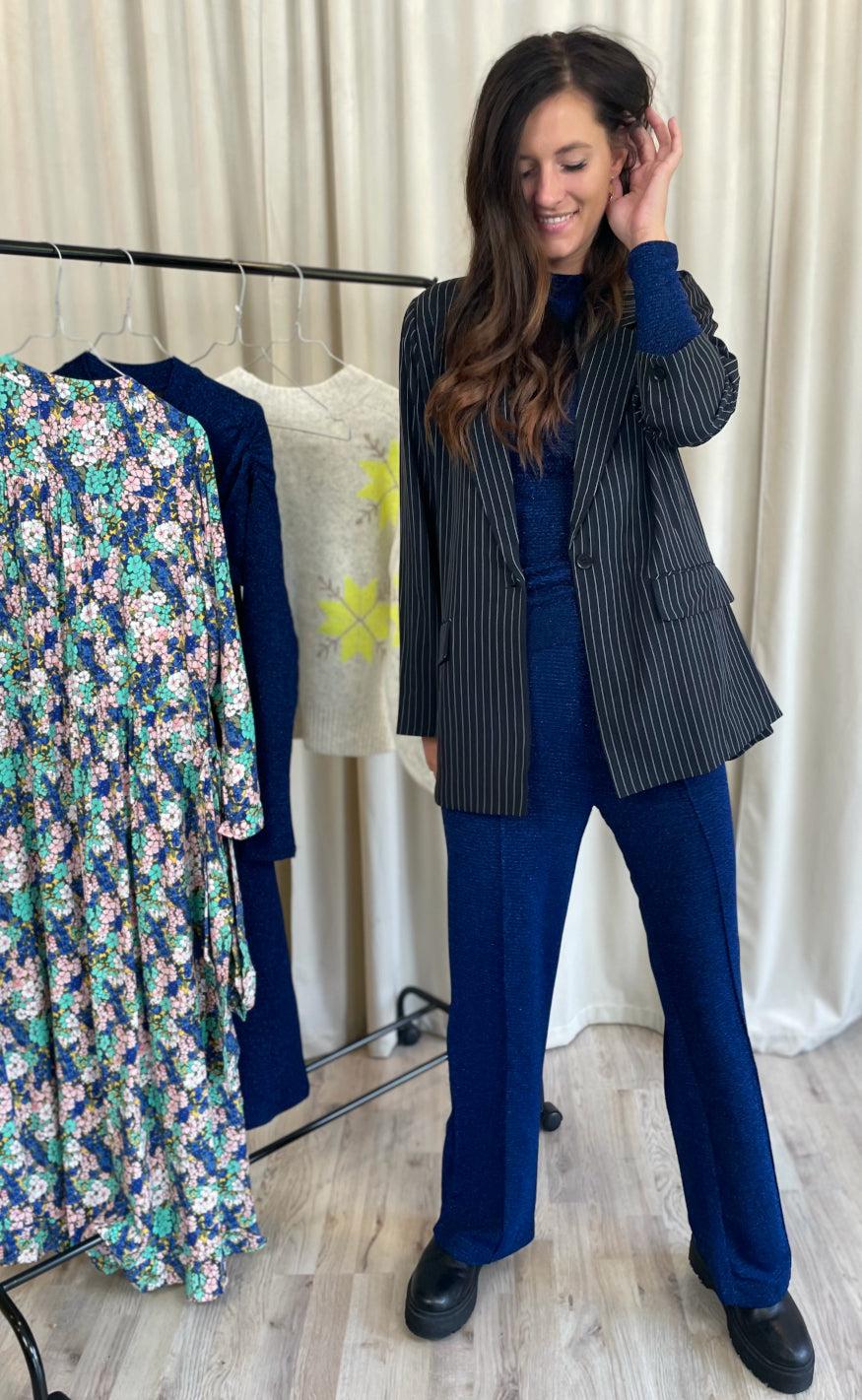 Lollys Laundry Bluse - Ellen - Dark Blue
