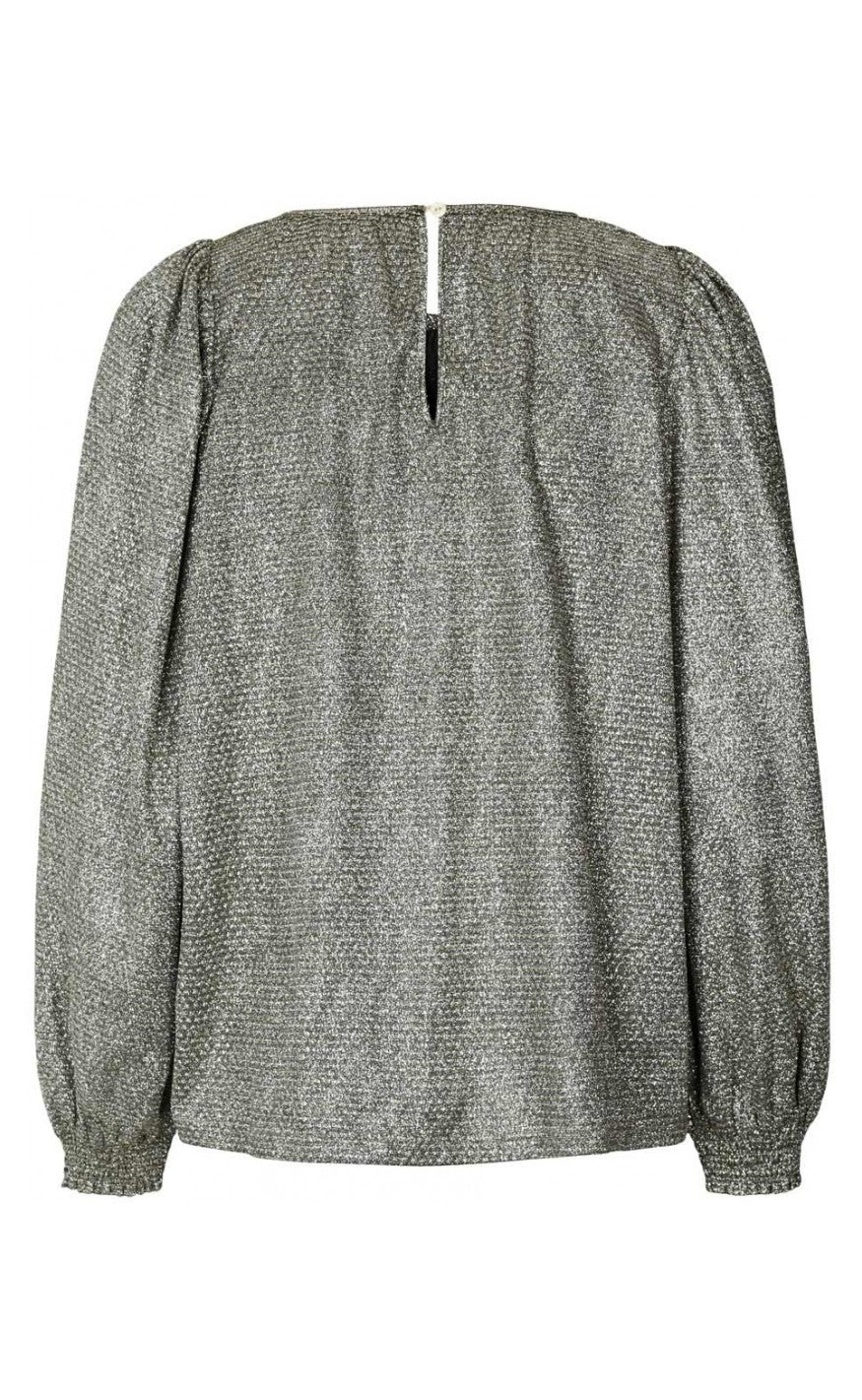 Lollys Laundry Bluse - Monica - Silver