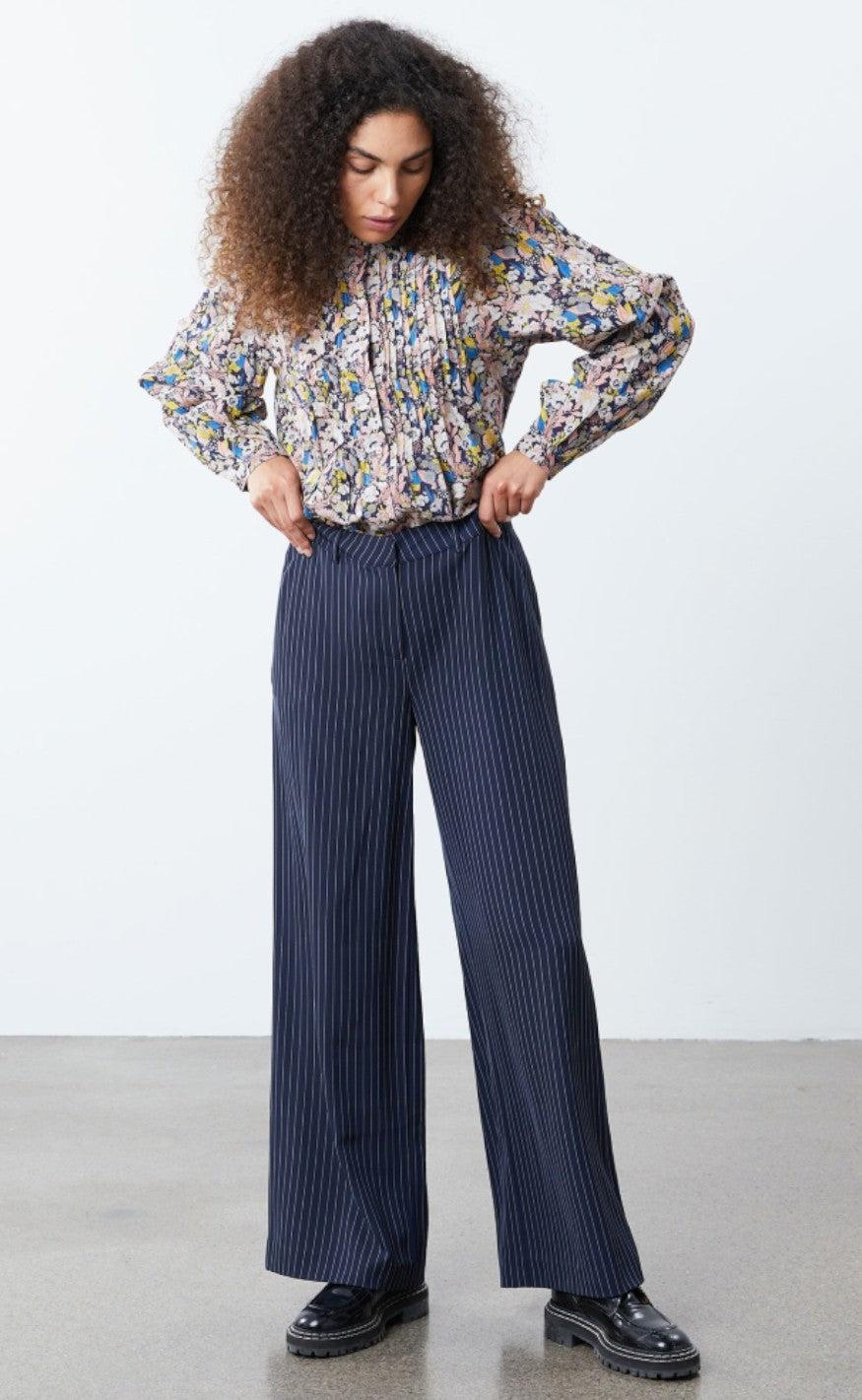 Lollys Laundry Bukser - Leo - Dark Blue