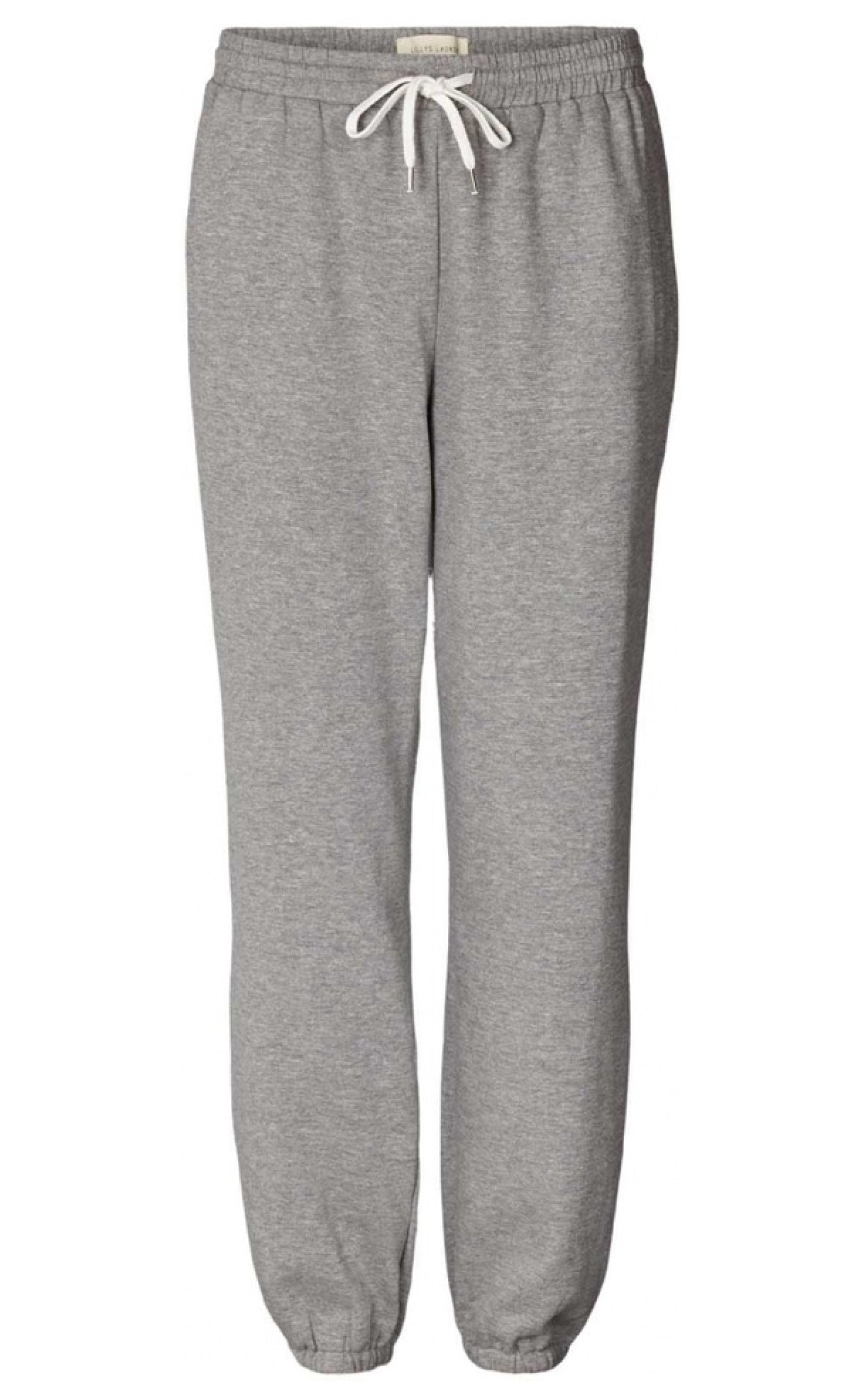 Lollys Laundry Bukser - Mona - Grey Melange